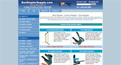 Desktop Screenshot of boxstaplersupply.com
